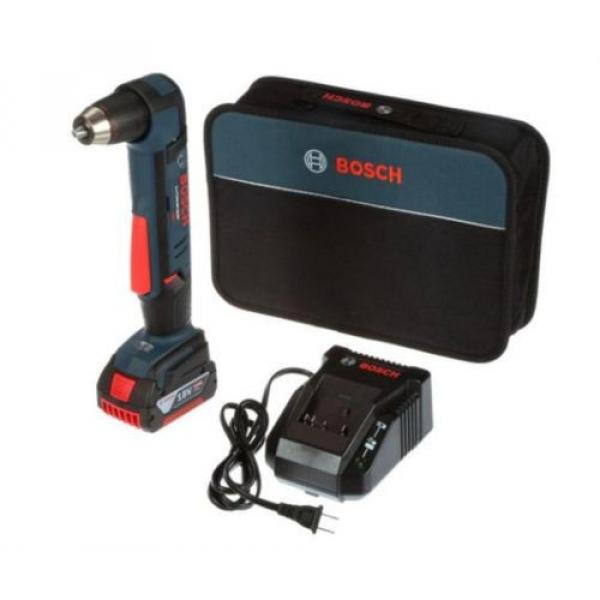 18-Volt 1/2 in. Right Angle Drill With 1 FatPack Battery Power Tool Keyless Case #1 image