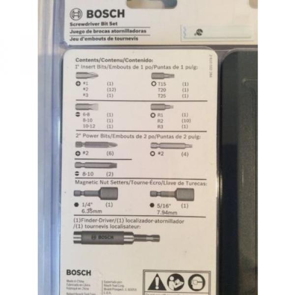 Bosch T4047 Screwdriver Bit Set, 47 Pieces NEW #3 image