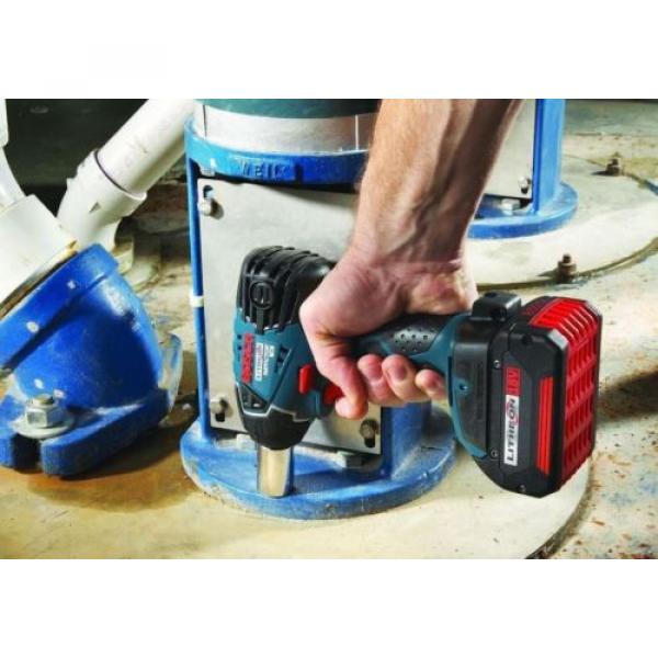 New Home Durable Heavy Duty 18-Volt Lithium-Ion 1/2 in. Impact Wrench Kit #5 image