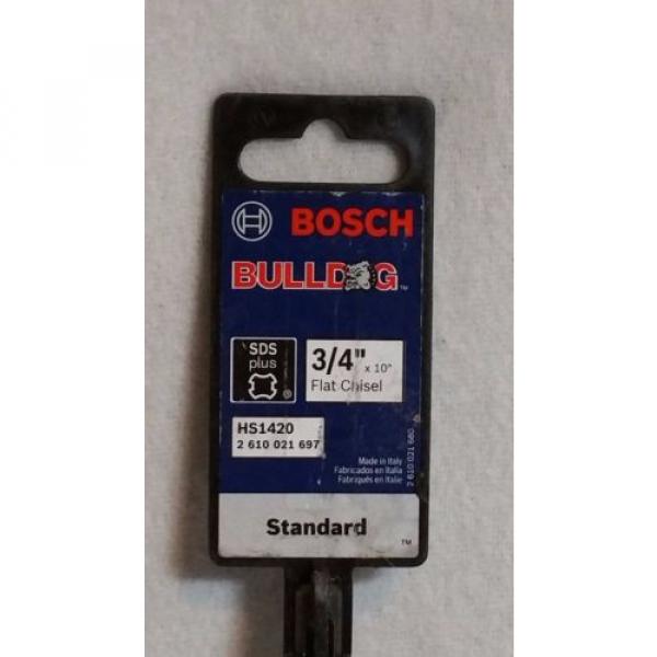 BOSCH Bulldog HS1420 3/4&#034; x 10&#034; Flat Chisel - Bosch HS1420 SDS Plus Flat Chisel #2 image
