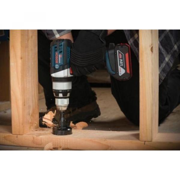 New Durable 18-Volt Compact Tough Hammer Drill Driver with 2 Fat Pack Batteries #4 image