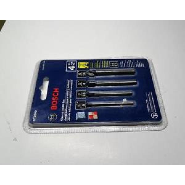 NEW Bosch GT2000 Glass and Tile 4-Piece Drill Bit Set #1 image
