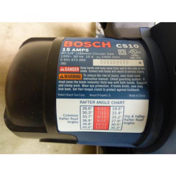 Bosch CS10 15 Amp 7 1/4&#034; Circular Saw Kit *BRAND NEW* FREE SHIPPING!! #6 image