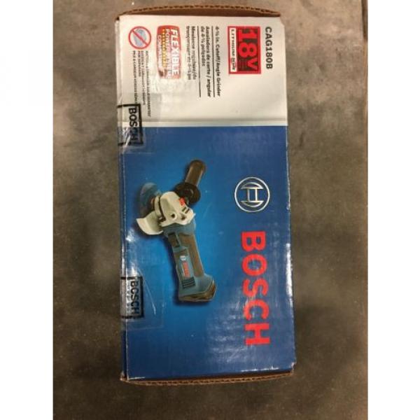 NEW Bosch 18V Cordless 4 1/2&#034; Cutoff Angle Grinder Bare Tool! CAG180B #1 image