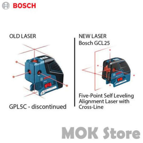 Bosch GCL25 Professional Self Leveling 5-Point Alignment Cross-Line Laser Level #3 image
