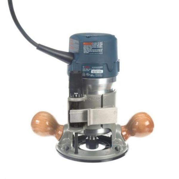 Bosch 12 Amp Corded 3-1/2 in. Variable Plunge and Fixed Base Router Kit w Case #2 image
