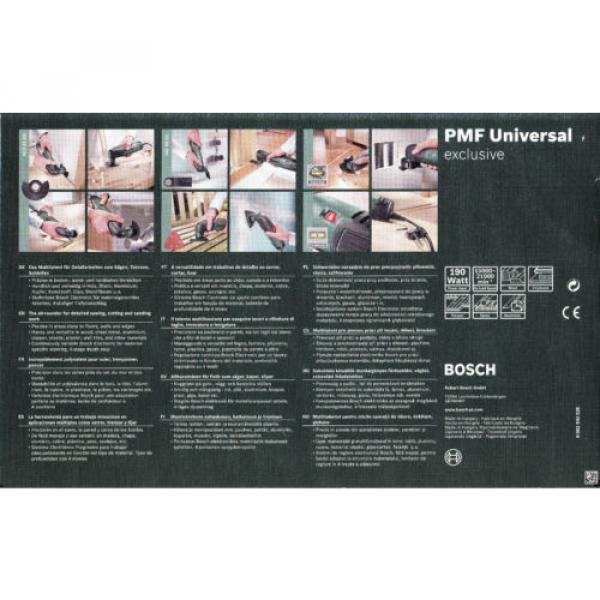 Bosch Pmf Universal exclusive 190W in valigetta multifunzione con accessori #2 image