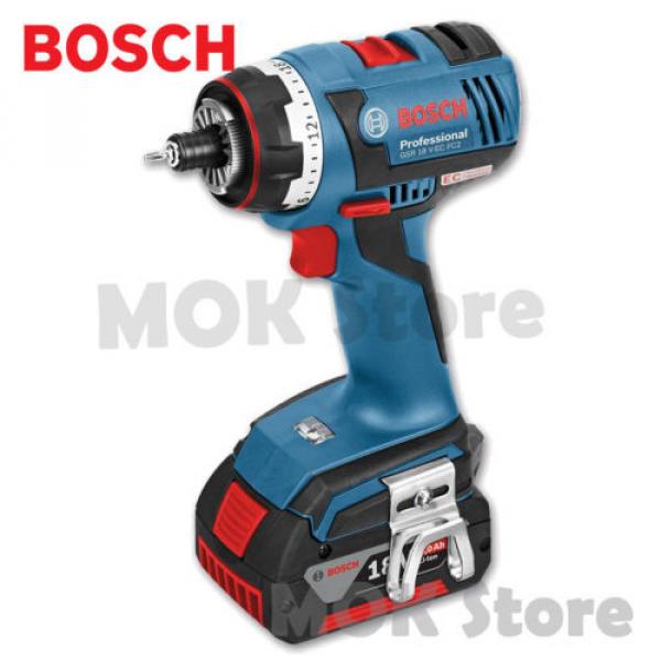 Bosch GSR18V-EC FC2 FlexiClick Drill 2 x 5.0Ah Battery #2 image