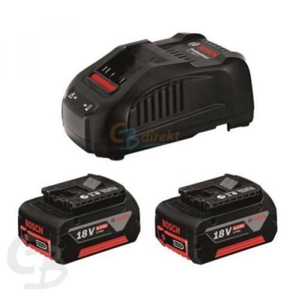 BOSCH BATTERY STARTER SET, 2 X GBA 18V 6,0 AH WITH FAST CHARGER GAL 1880 CV #1 image