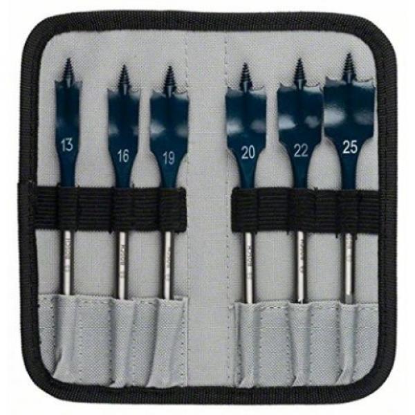 Bosch 6 Pc Easy Drill Spade Wood Hole Drill Bits Sizes - 13, 16, 19, 20, 22, 25 #1 image