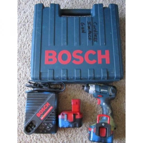 Bosch 14.4V Impactor Kit 23614 w Case, Battery Charger, 2 Batteries #1 image