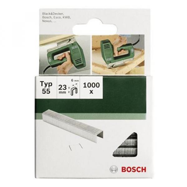 Bosch 2609255827 16mm Type 55 Narrow Crown Staples (Pack of 1000) #1 image