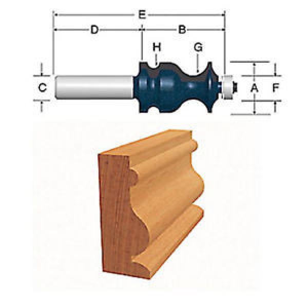 BOSCH 84621M Ogee &amp; Bead With Fillet Router Bit - NEW #1 image