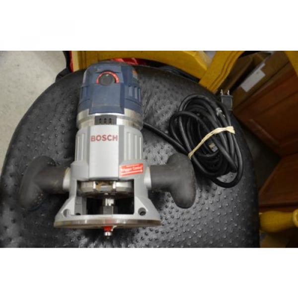 EXCELLENT Bosch 15Amp Variable Speed Combo Plunge &amp; Fixed-Base Router MR23EVS #1 image