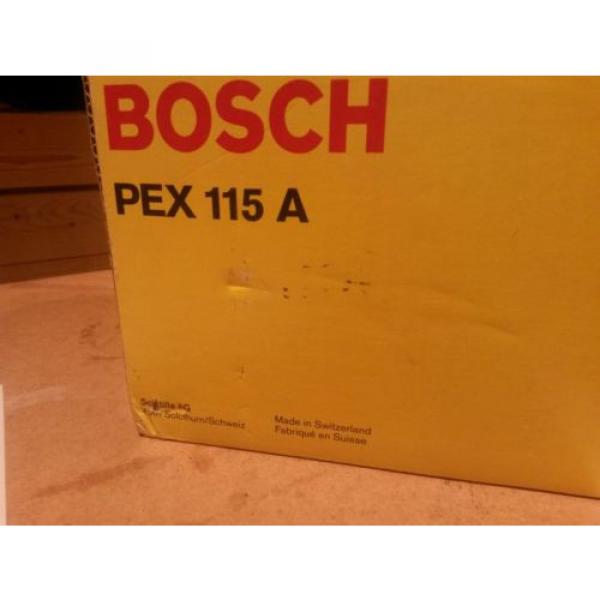 Vintage &amp; Unused 1989 Swiss Bosch PEX115A 240v Random Orbital Sander 110mm/190w #6 image