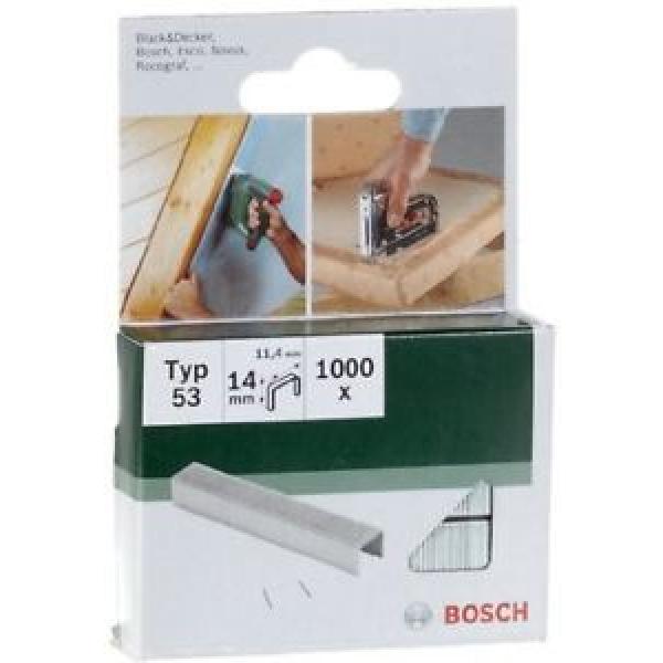 Bosch 2609255823 14mm Type 53 Fine Wire Staples (Pack Of 1000) FREE Shipping NEW #1 image