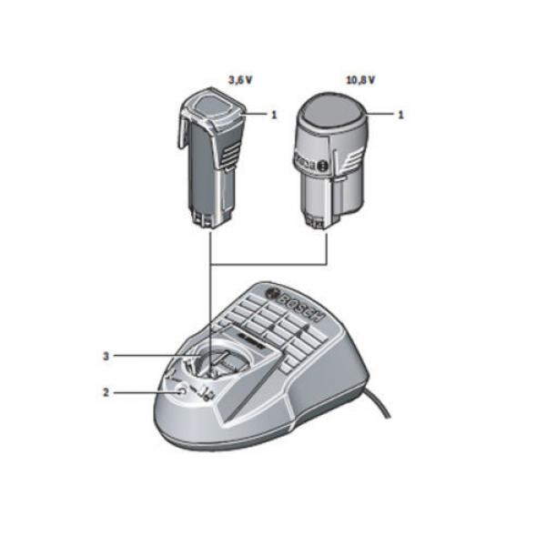 Bosch AL1115CV 3.6V-10.8V LI Standard Battery Charger Genuine (220V, Bulk Pack) #3 image