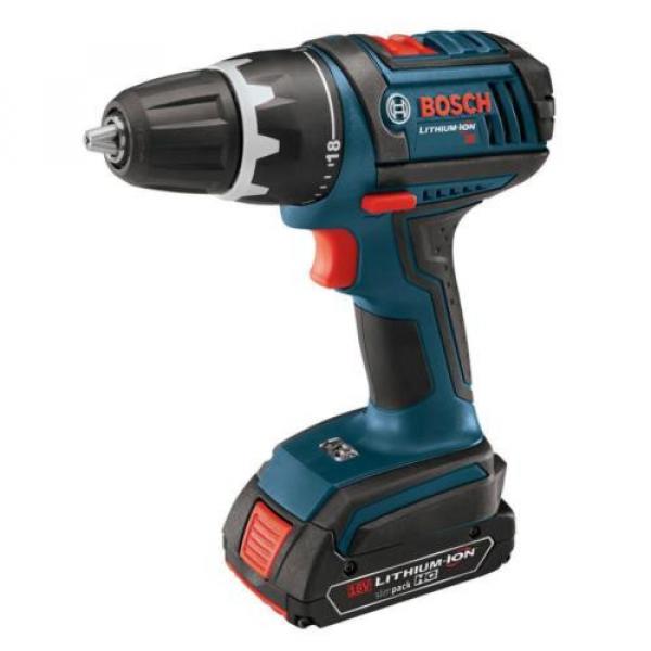 18 Volt Lithium-Ion Blue Cordless Power Compact Drill Tools Combo Kit (2-Tool) #2 image