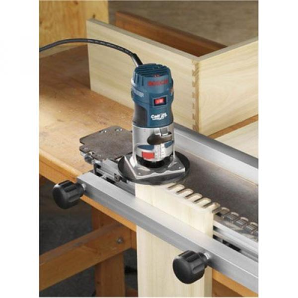 Bosch PR20EVSK Wood Router Corded Electric Fixed-Base 5.6 Amp 1-Horsepower #6 image