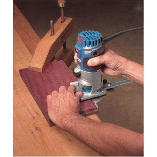 Bosch PR20EVSK Wood Router Corded Electric Fixed-Base 5.6 Amp 1-Horsepower #8 image