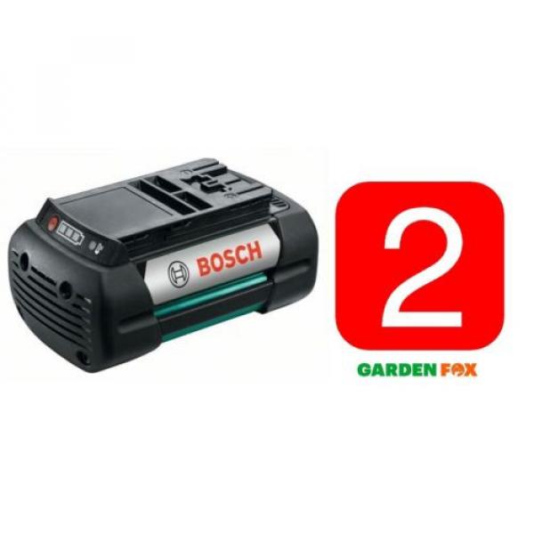 2x Original Bosch Rotak 4.0ah 36V Lithium-ion Battery 2607337047 F016800346 #1 image