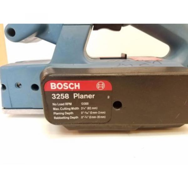 Bosch 3258 Electric Planer two blades 5.7 Amp - 3 1/4&#034; Made in Switzerland #3 image