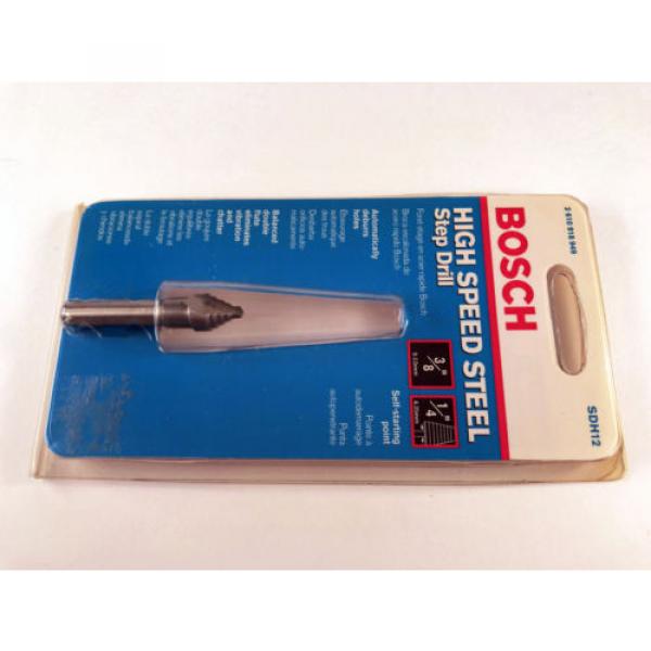 Bosch 3/8&#034; High Speed Steel Step Drill Bit, SDH12 #4 image