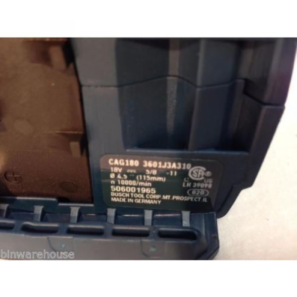 Bosch CAG180 NEW 18V 18 volt cordless 4-1/2&#034; Li-Ion Angle Grinder  Bare Tool #7 image