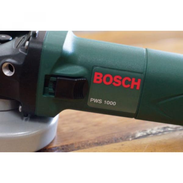 Bosch PWS1000 100mm 4 inch 670 Watt Angle Grinder w/ 3 Bonus Discs #2 image