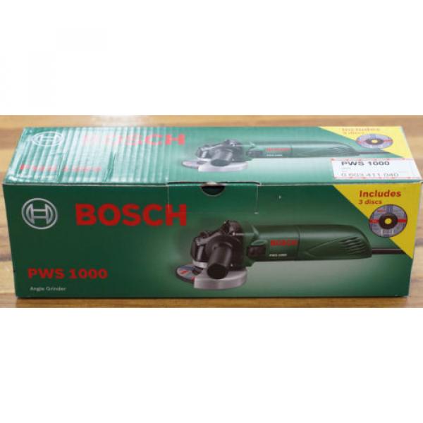 Bosch PWS1000 100mm 4 inch 670 Watt Angle Grinder w/ 3 Bonus Discs #3 image