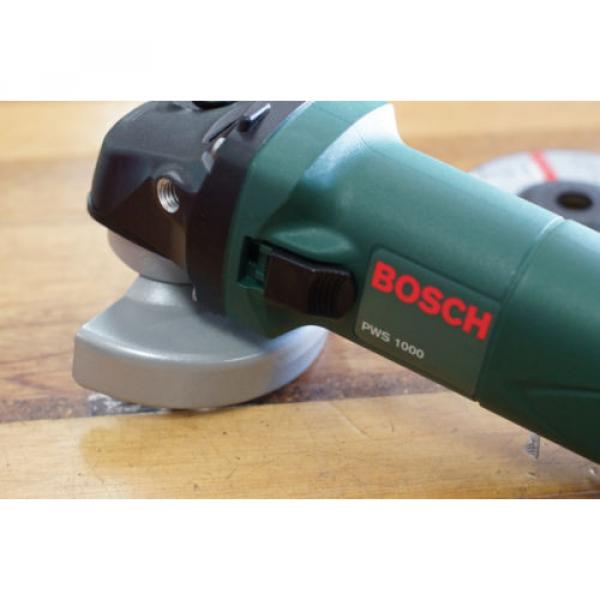 Bosch PWS1000 100mm 4 inch 670 Watt Angle Grinder w/ 3 Bonus Discs #9 image