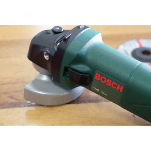 Bosch PWS1000 100mm 4 inch 670 Watt Angle Grinder w/ 3 Bonus Discs #10 image