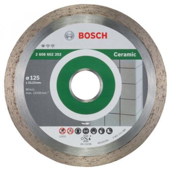 Bosch 2608602202 Diamond Cutting Disc Standard for Ceramic 125 mm NEW #1 image