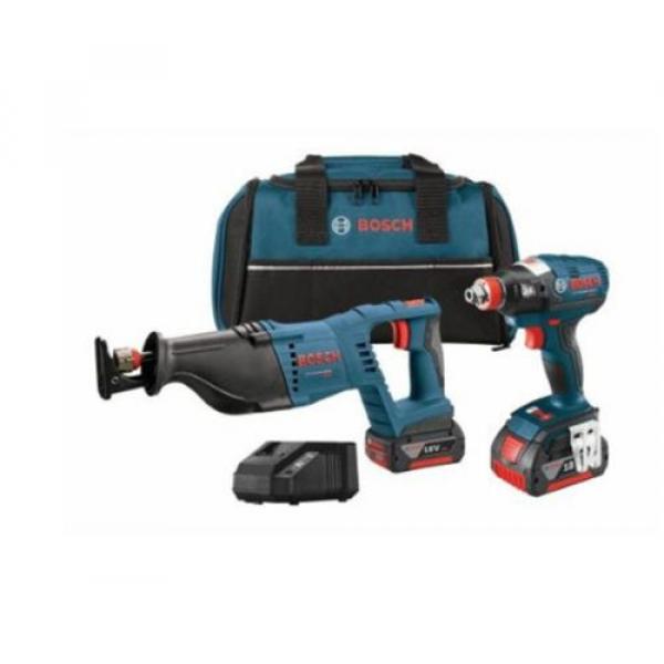 2-Tool 18-Volt Lithium-Ion Cordless Combo Kit With Socket Ready Impact Driver #1 image