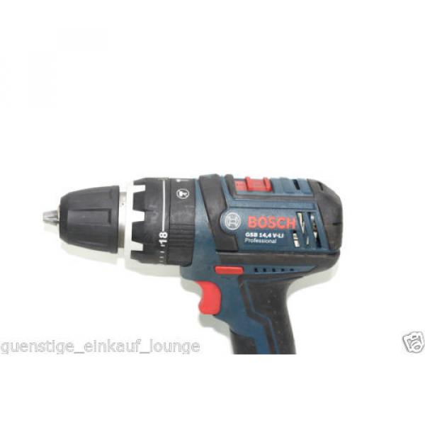 Bosch Cordless drill Hammer drill GSB 14,4 V-LI Professional Blue #2 image