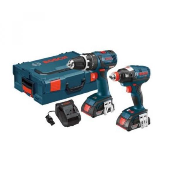2-Tool 18-Volt Lithium-Ion Cordless EC Brushless Combo Kit With 2Ah Batteries #1 image