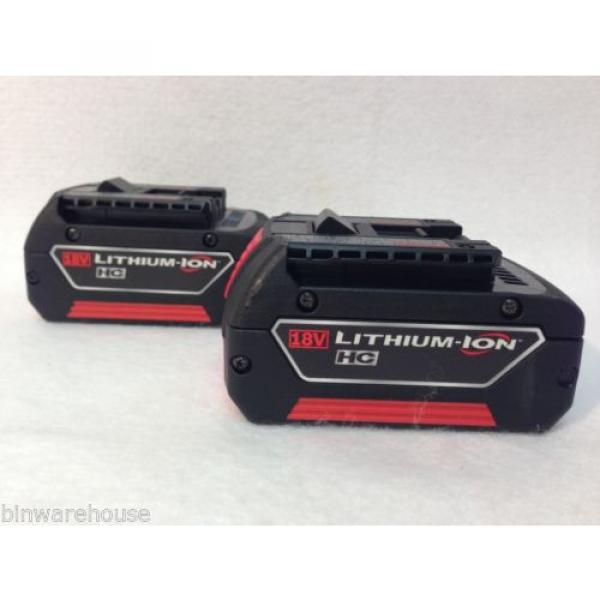 NEW 2 (TWO) Bosch BAT619 18V Litheon 3.0 Ah Fatpack Batteries Lithium Ion #2 image