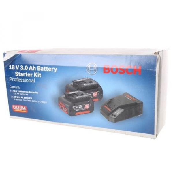 Bosch 18v 2x Battery 1x Charger 18V-LI 3.0Ah Starter Kit F005XR0131 Professional #3 image