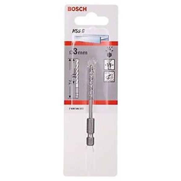 Bosch 2608595512 3 x 33 x 74 mm Hex Shank HSS-G Drill Bit #1 image
