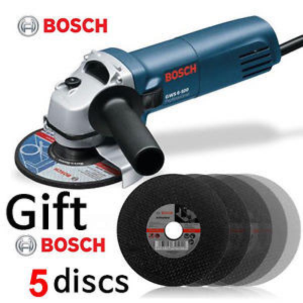 Bosch GWS 6-100 Slide Switch  Angle Grinder 4-1/2&#034; + 5pcs meta&amp;steinless cutting #1 image