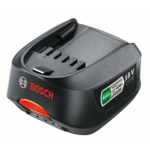 2 x Bosch Green TOOL Li-ION Batteries 18v 2.0ah 2607336207 2607336921 1600Z0003U #2 image