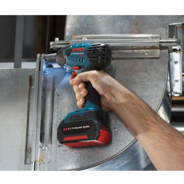 Variable Speed Impact Wrench 18 Volt Lithium-Ion 1/2 in., Kit 2 Batteries, Bosch #3 image