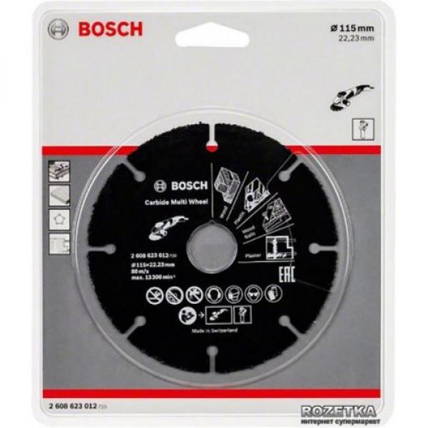 Bosch carbide multi wheel saw cutting wood plastic plaster 115 mm #1 image