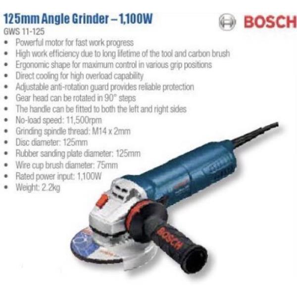 Bosch Professional Angle Grinder125mm 1,100W - GWS 11-125 #1 image