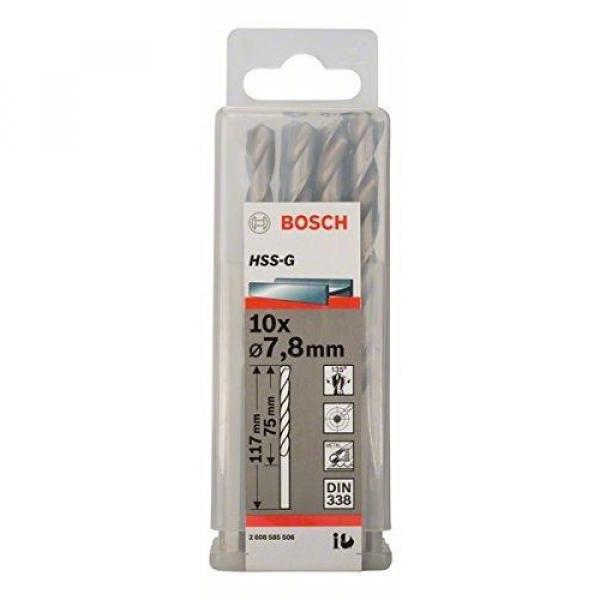 Bosch 2608585506 7.8 x 75 x 117 mm HSS-G DIN338 Drill Bits #1 image