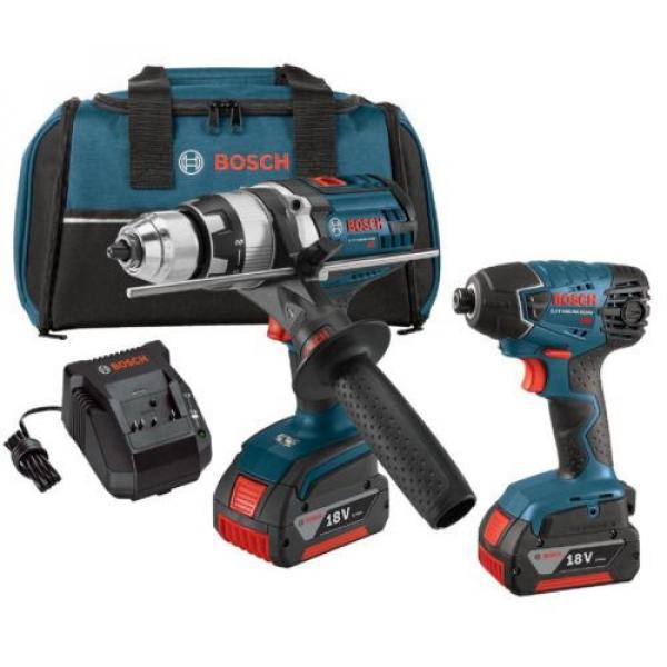 New 18-volt Lithium-Ion Hammer Drill/Driver and Hex Impact Driver Combo Kit #1 image