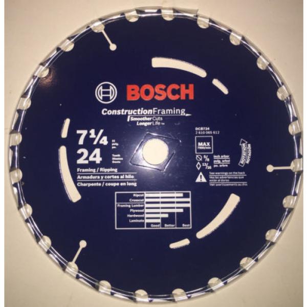 Bosch DCB724 7-1/4&#034; X 24T Construction Framing Saw Blade #1 image