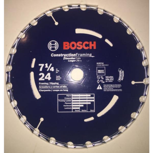 Bosch DCB724 7-1/4&#034; X 24T Construction Framing Saw Blade #3 image