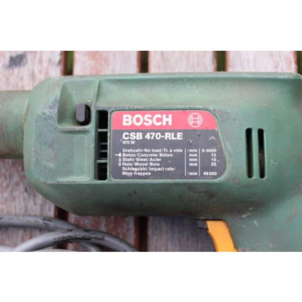 BOSCH DRILL MACHINE CSB 470 RLE  SCINTILLA SA USED WORKING MADE IN SWITZERLAND #2 image