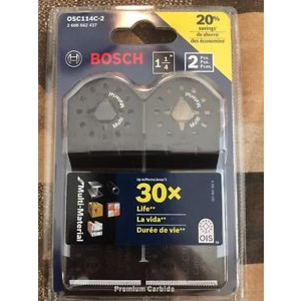 Bosch OSC114C-2 1-1/4&#039;&#039; Multi-Tool Carbide Tooth Plunge Cut Blade *2-Pack* (T0) #1 image